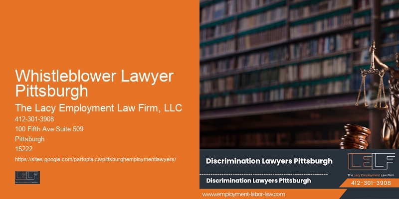 Legal Advocate for Employment Matters in Whistleblower Lawyer Pittsburgh