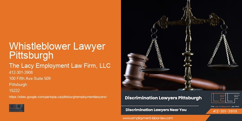 Workplace retaliation law firm Whistleblower Lawyer Pittsburgh