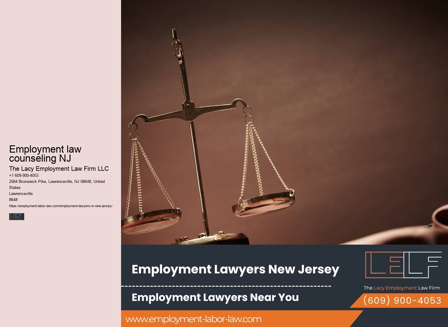 NJ employment law assistance