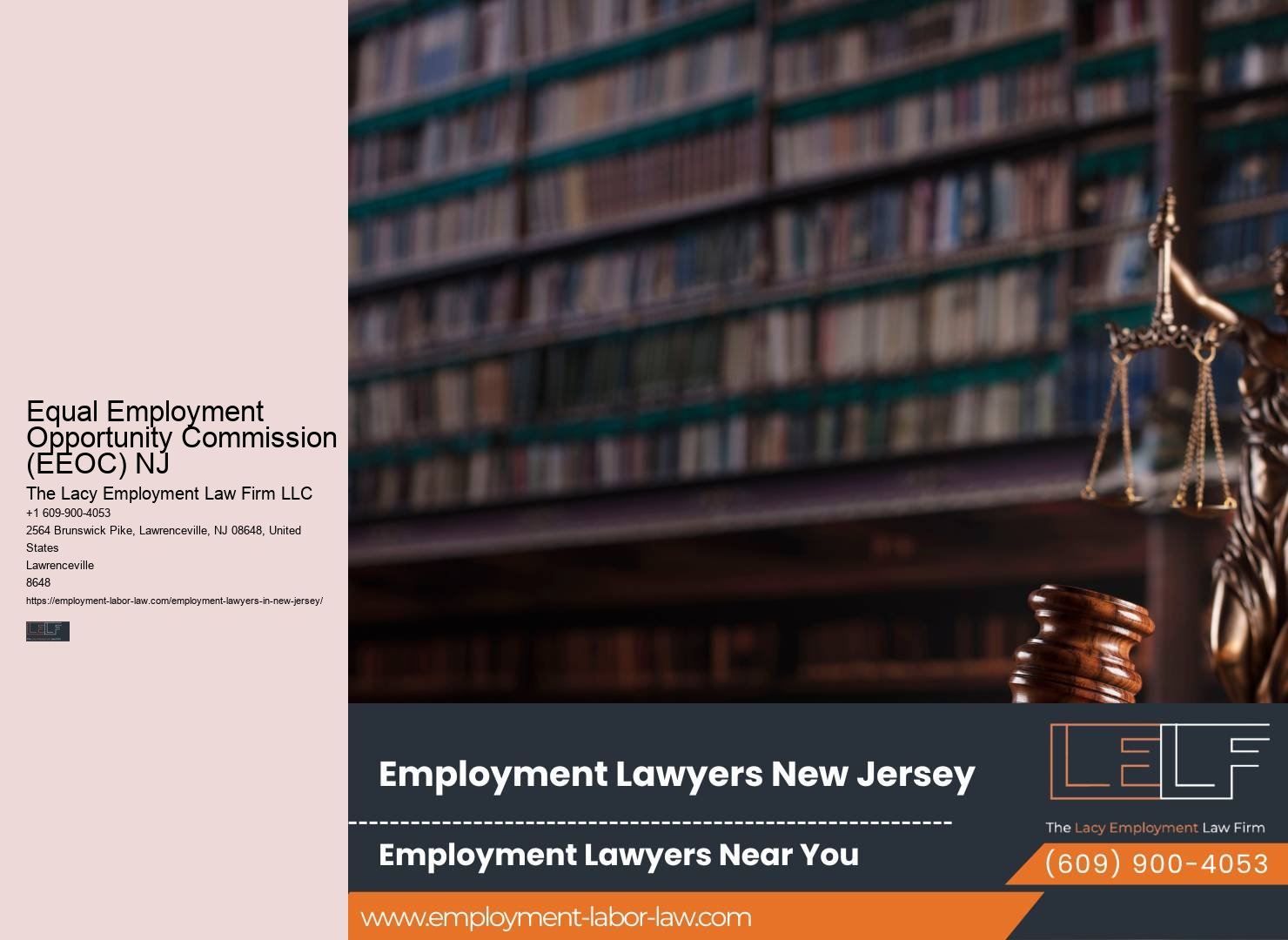 Employment Lawyer NJ Consultation Fees