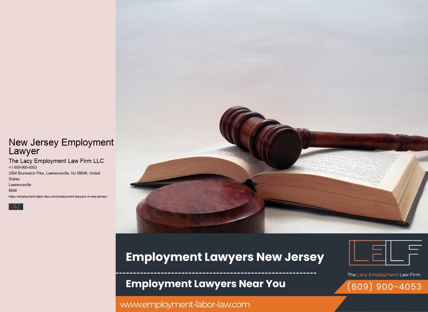 Employment law counsel in NJ