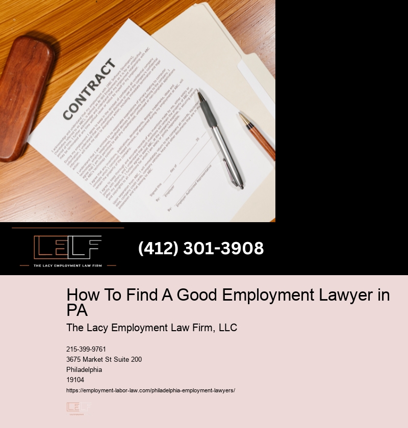 Philadelphia job termination legal representation