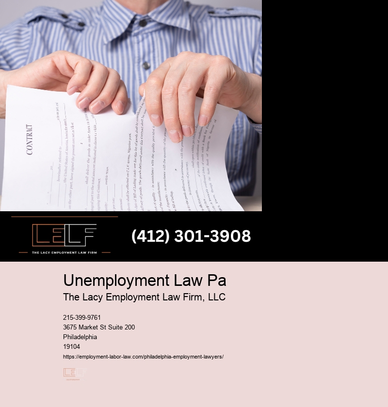 Philadelphia job termination legal counsel