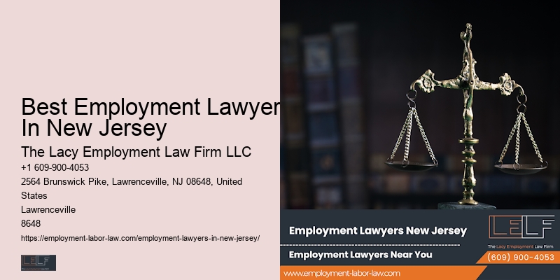 NJ Employment Law Representation Services