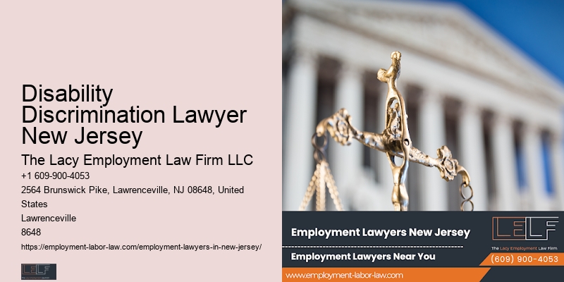 Disability Discrimination Lawyer New Jersey