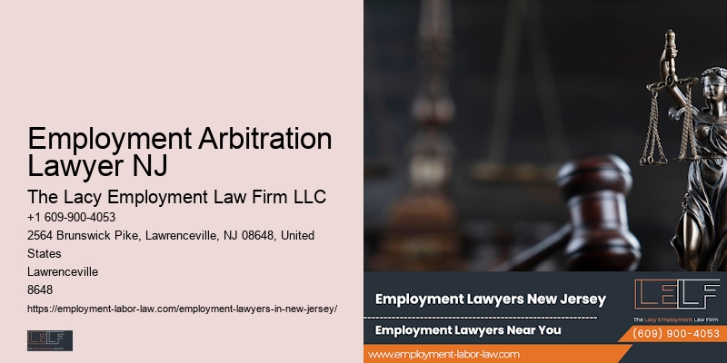 Employment Arbitration Lawyer NJ