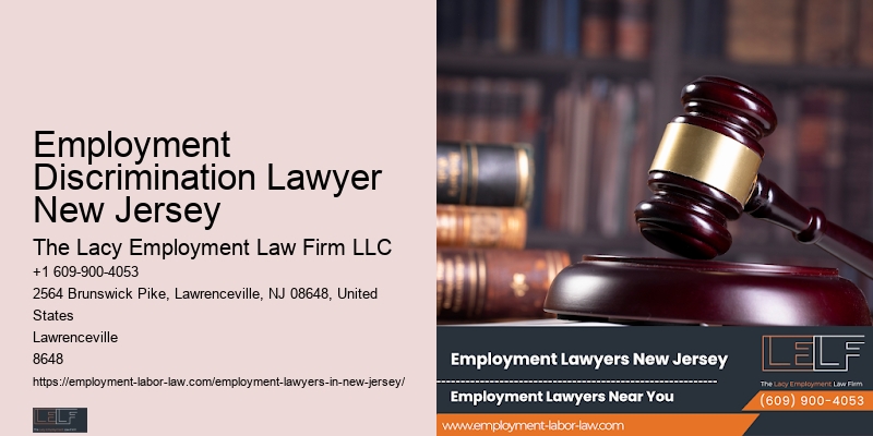 Employment Discrimination Lawyer New Jersey Workplace Justice Attorney