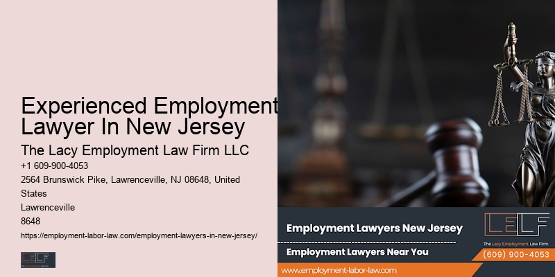 Experienced Employment Lawyer In New Jersey