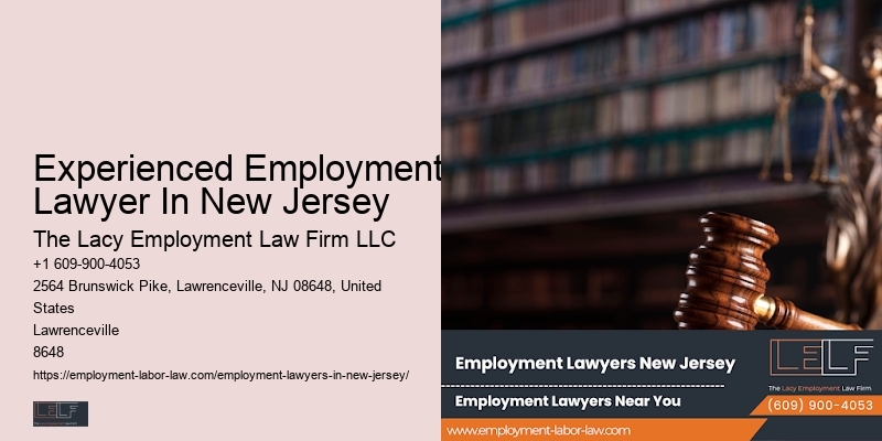 NJ Legal Representation For Employment Issues