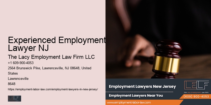 Employment Issues Lawyer Experienced Employment Lawyer NJ