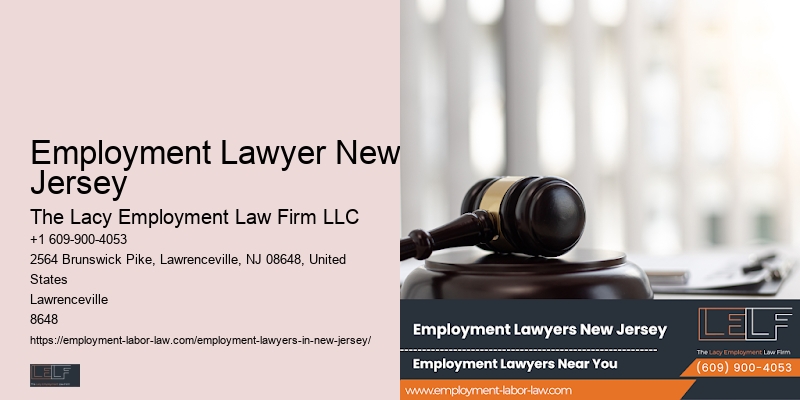 Employment Lawyer New Jersey Workplace Legal Services