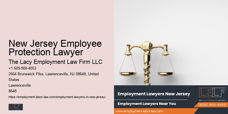 New Jersey Employee Protection Lawyer Workplace Safety Legal Advice