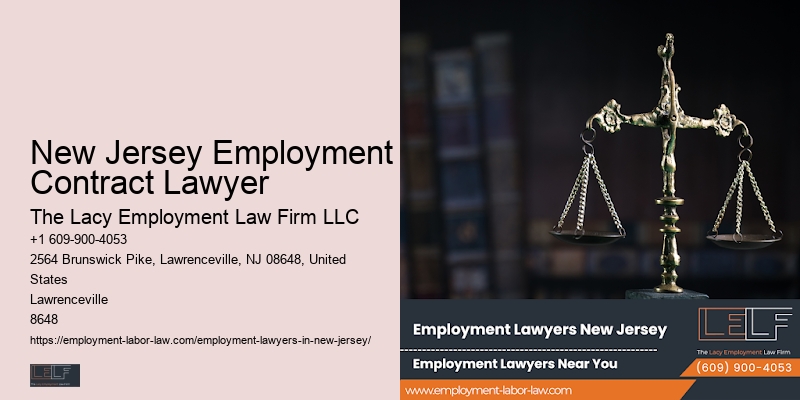 New Jersey Employment Contract Lawyer Wrongful Termination Claims