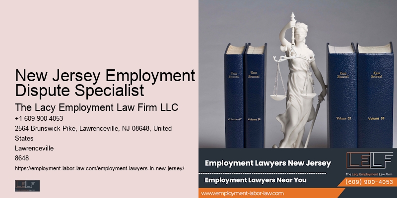 New Jersey Employment Dispute Specialist Employment Claims Attorney