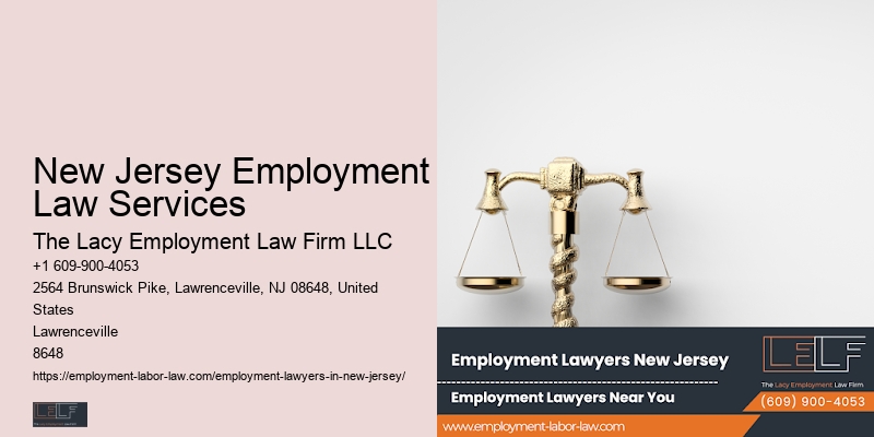 New Jersey Employment Law Services Fmla Legal Counsel