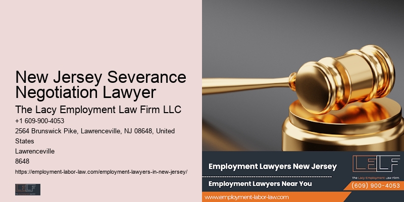 New Jersey Severance Negotiation Lawyer Termination Rights Lawyer