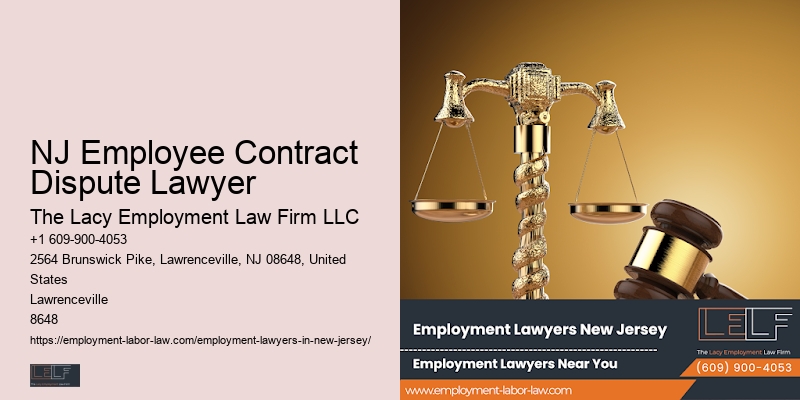 NJ Employee Contract Dispute Lawyer Employee Legal Support