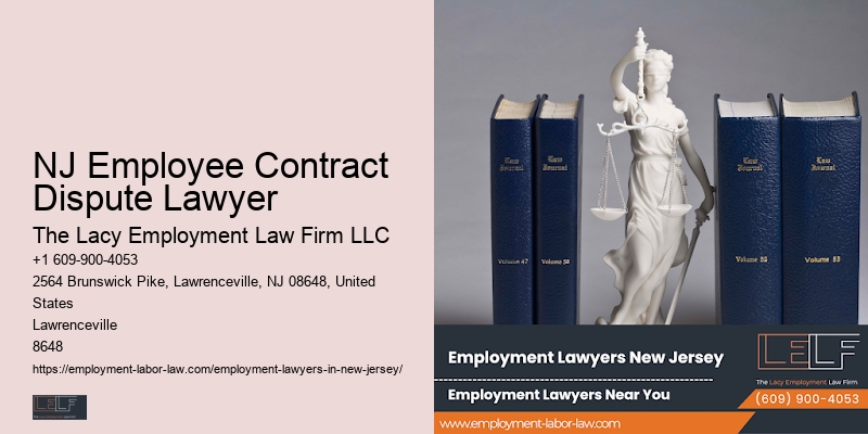 NJ Employee Contract Dispute Lawyer Employment Compliance Services