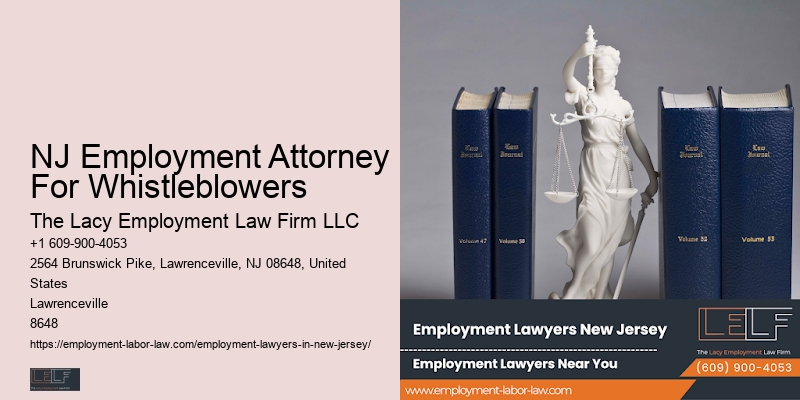 NJ Employment Attorney For Whistleblowers Employee Dispute Resolution