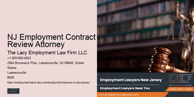 NJ Employment Contract Review Attorney Employment Justice Specialist