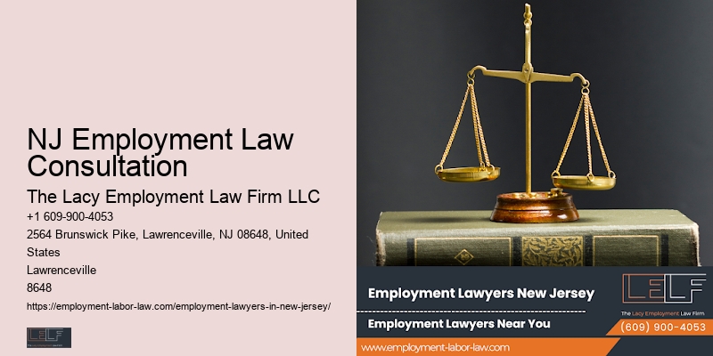 NJ Employment Law Consultation Employee Protection Lawyer