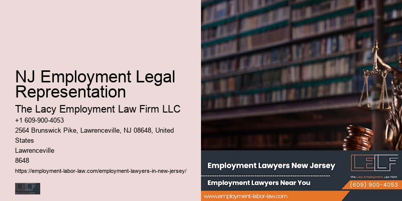NJ Employment Legal Representation Employee Dispute Resolution