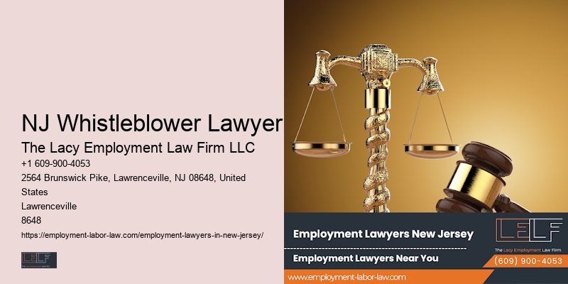 Employment Law Advice NJ Whistleblower Lawyer