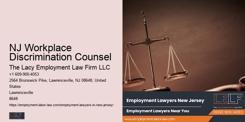 NJ Workplace Discrimination Counsel