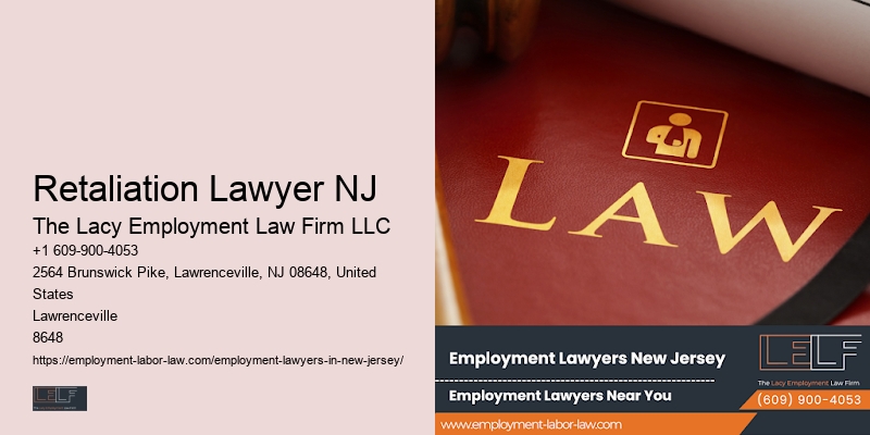Retaliation Lawyer NJ Employment Discrimination Legal Consultation