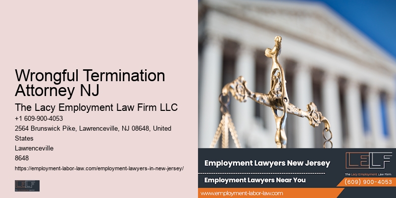 Wrongful Termination Attorney NJ