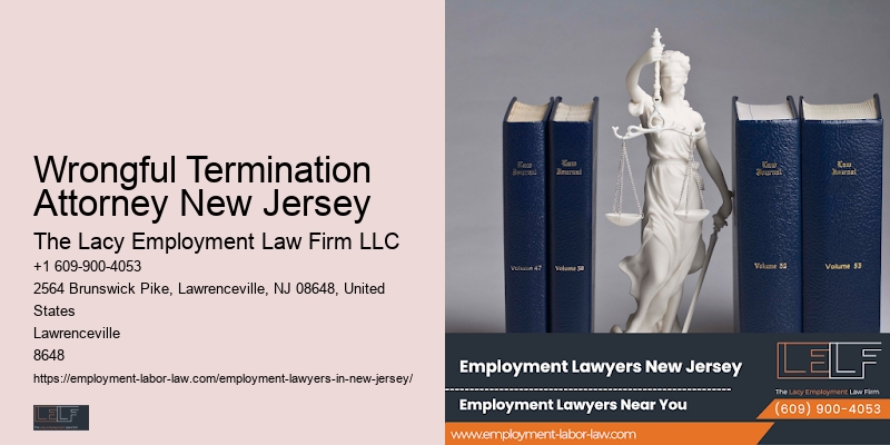 NJ Wrongful Termination Law Firm