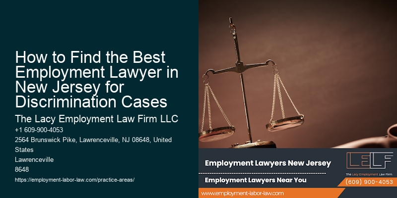 How to Find the Best Employment Lawyer in New Jersey for Discrimination Cases