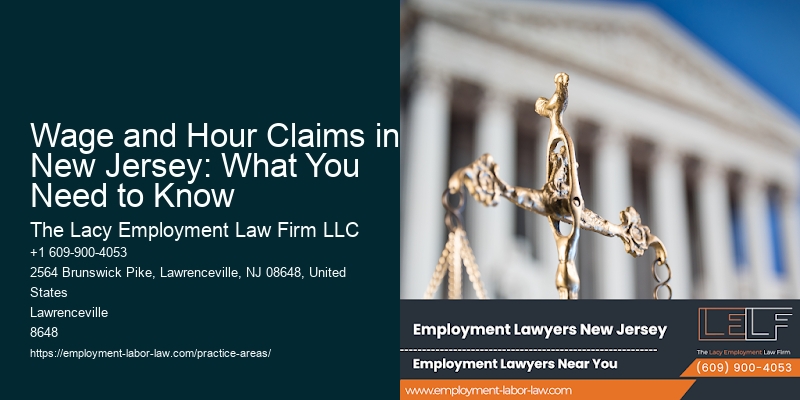 Wage and Hour Claims in New Jersey: What You Need to Know