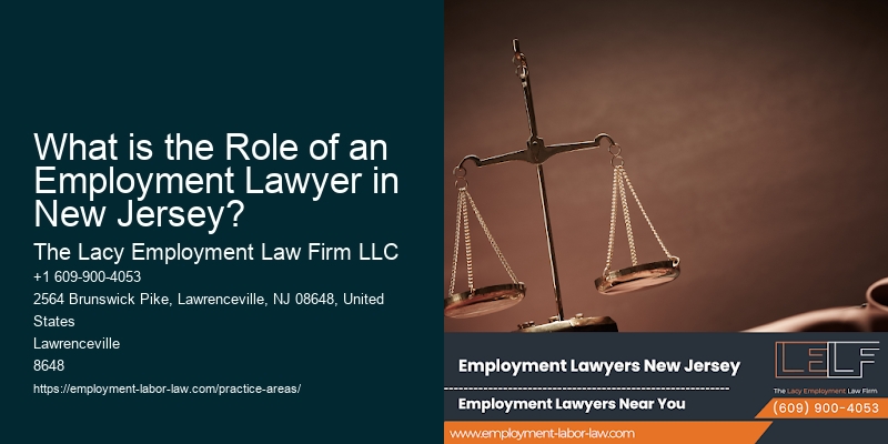 What is the Role of an Employment Lawyer in New Jersey?
