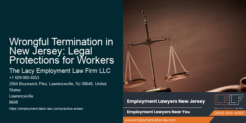 Wrongful Termination in New Jersey: Legal Protections for Workers