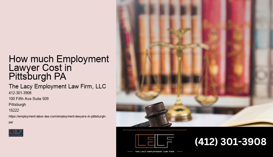 Pittsburgh Employment Law Consultation Costs