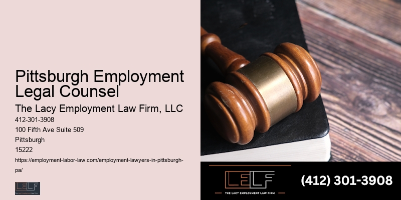 Pittsburgh Employment Legal Counsel