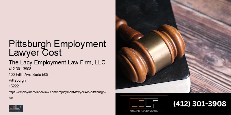Pittsburgh Employment Lawyer Cost