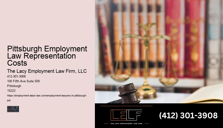 Employment law consultations in Pittsburgh area