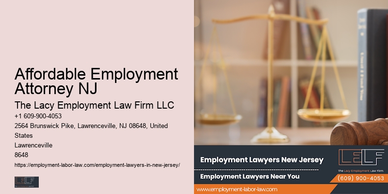 Workplace Rights Lawyer Affordable Employment Attorney NJ
