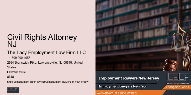 Civil Rights Attorney NJ Legal Support for Employees