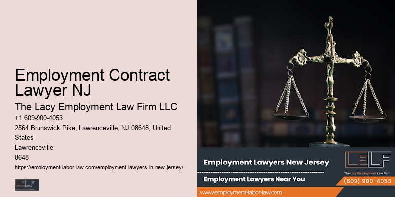 Experienced Employment Law Specialist Employment Contract Lawyer NJ