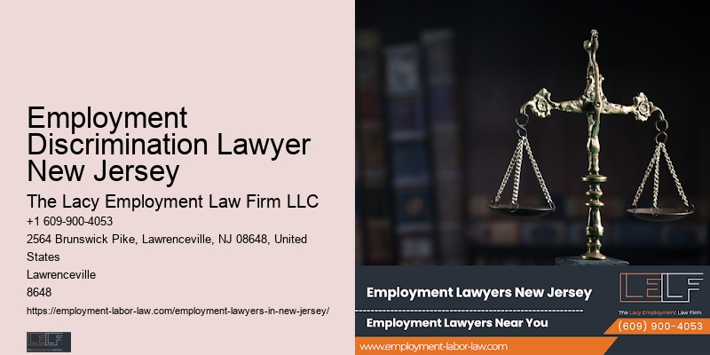 Experienced Workplace Attorney in Employment Discrimination Lawyer New Jersey