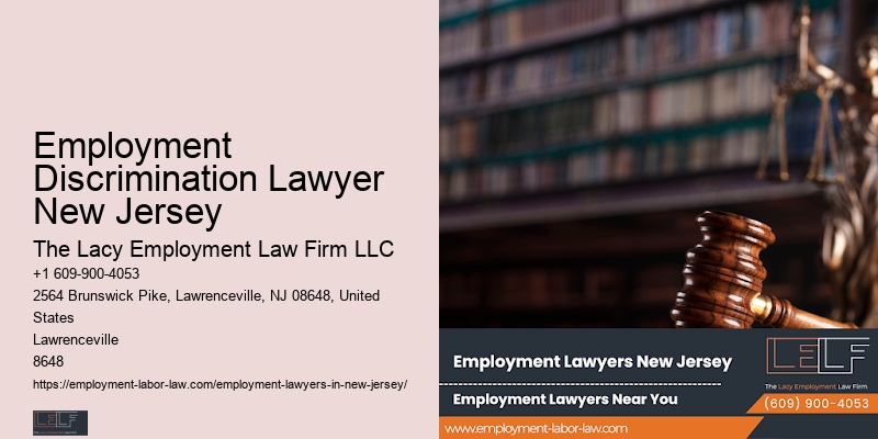 Employment Discrimination Lawyer New Jersey Employment Law Litigation