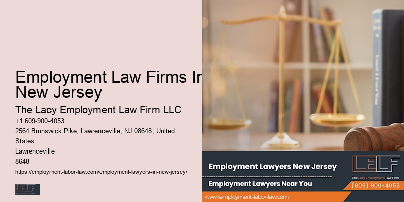 Employment Law Firms In New Jersey Workplace Disability Lawyer