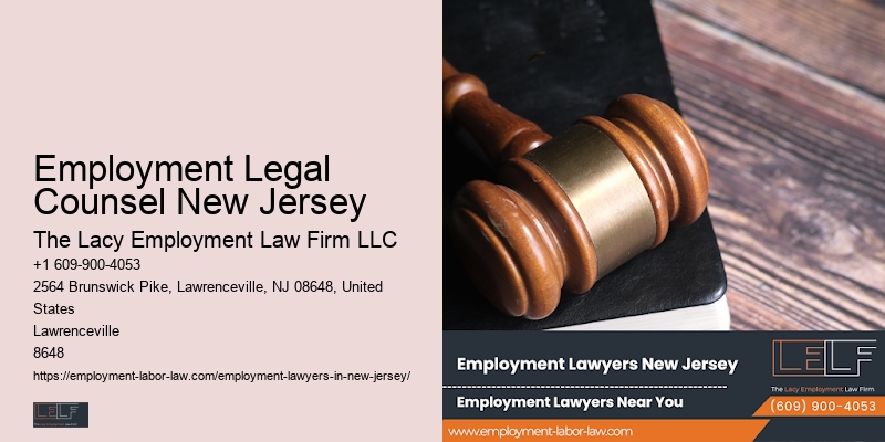 Skilled Employment Legal Counsel New Jersey Employment Lawyer