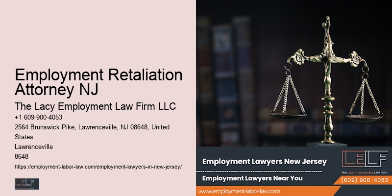 Employment Retaliation Attorney NJ Sexual Harassment Lawyer