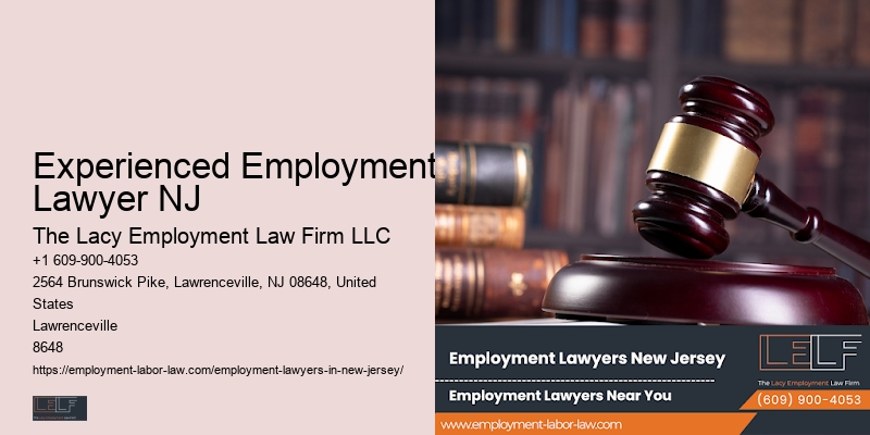 Experienced Employment Lawyer NJ Retaliation Attorney