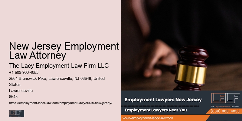 Legal Counsel for Workplace Discrimination New Jersey Employment Law Attorney