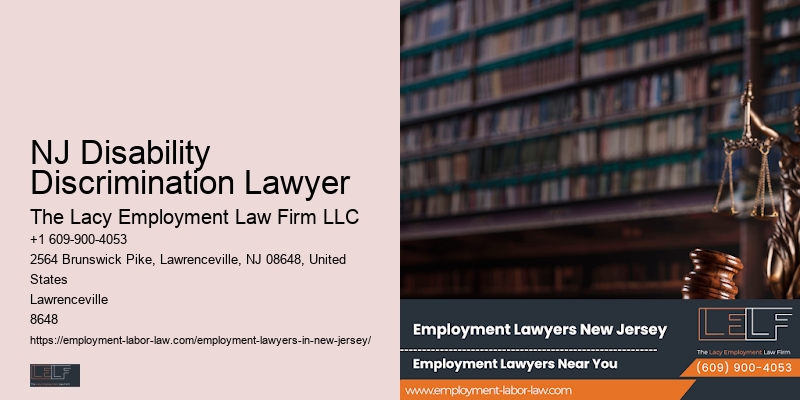 NJ Disability Discrimination Lawyer Wage Dispute Legal Expert